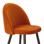 Hattie Set of 2 Barstools - Bright Orange - DUSK