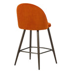 Hattie Set of 2 Barstools - Bright Orange - DUSK