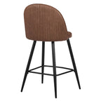 Hattie Set of 2 Barstools - Faux Leather Tan - DUSK