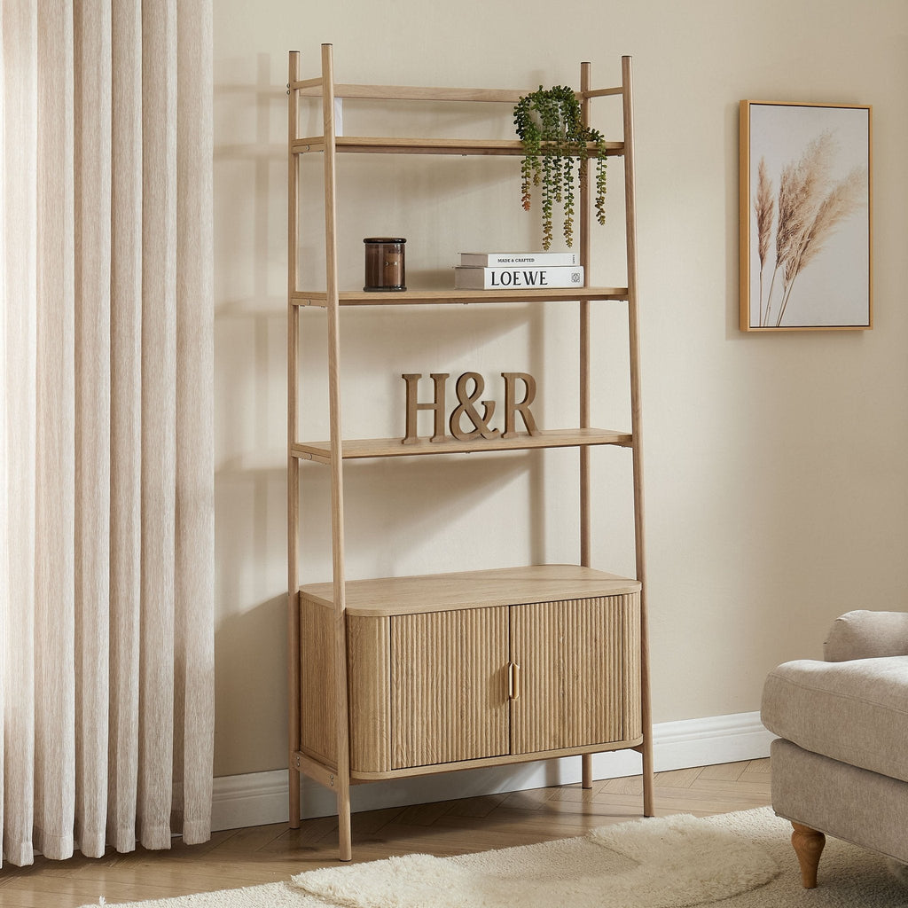 Hattie Shelving Unit - Light Wood - DUSK