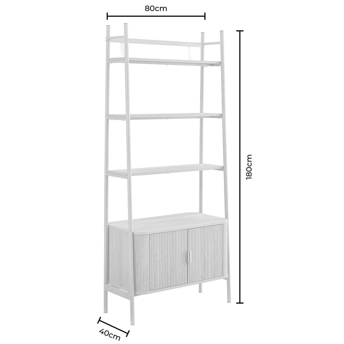 Hattie Shelving Unit - Light Wood - DUSK