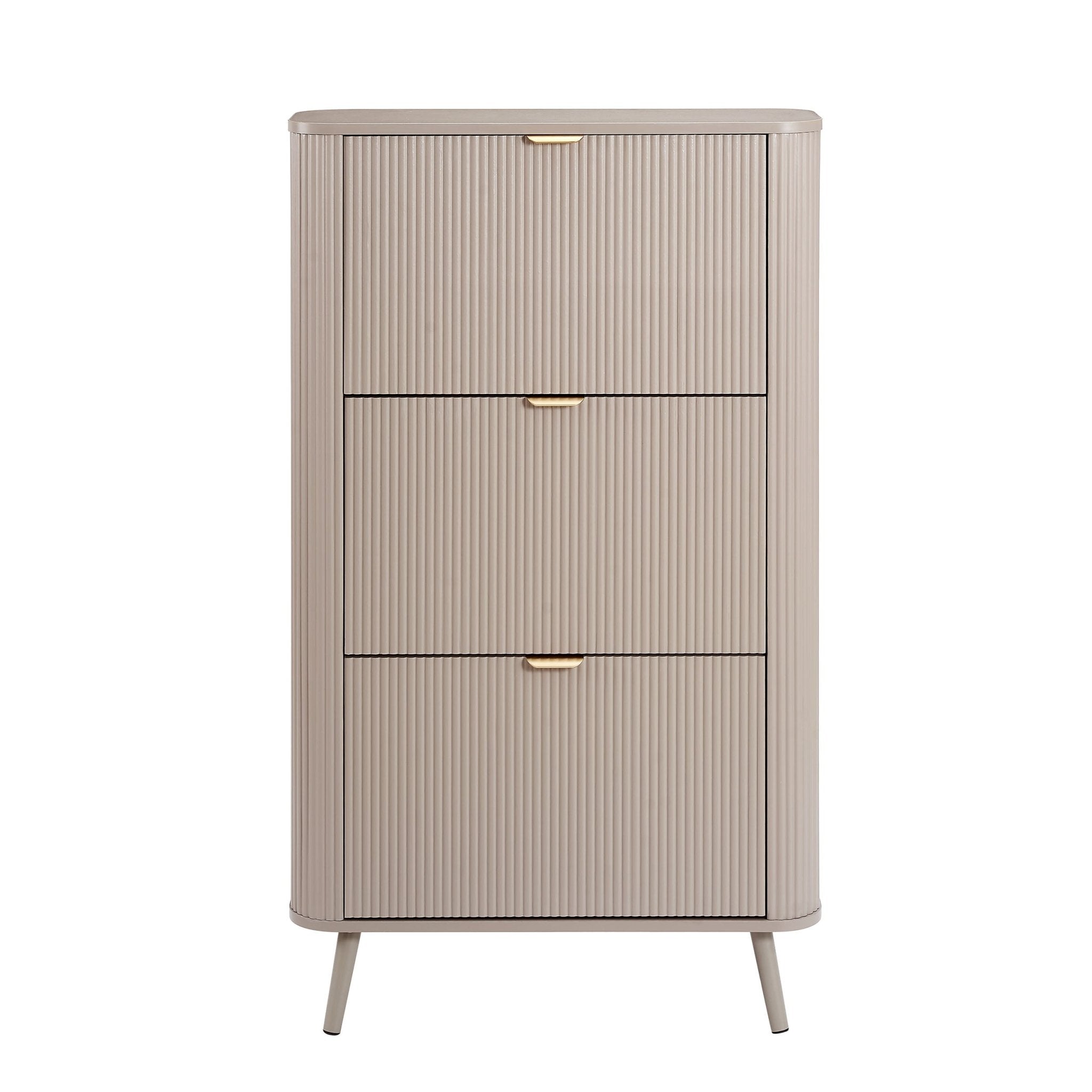 Hattie Shoe Cabinet - Taupe - DUSK