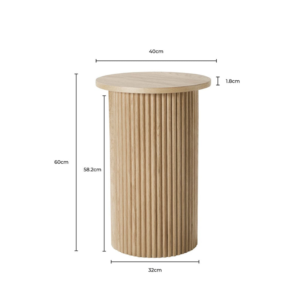 Hattie Side Table - Natural - DUSK