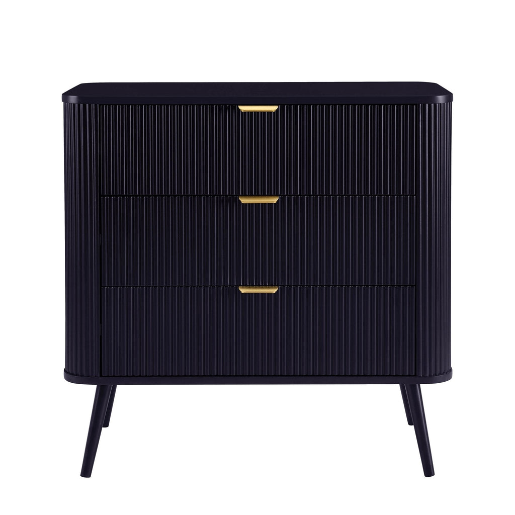Hattie Small 3 Drawer Chest - Midnight - DUSK