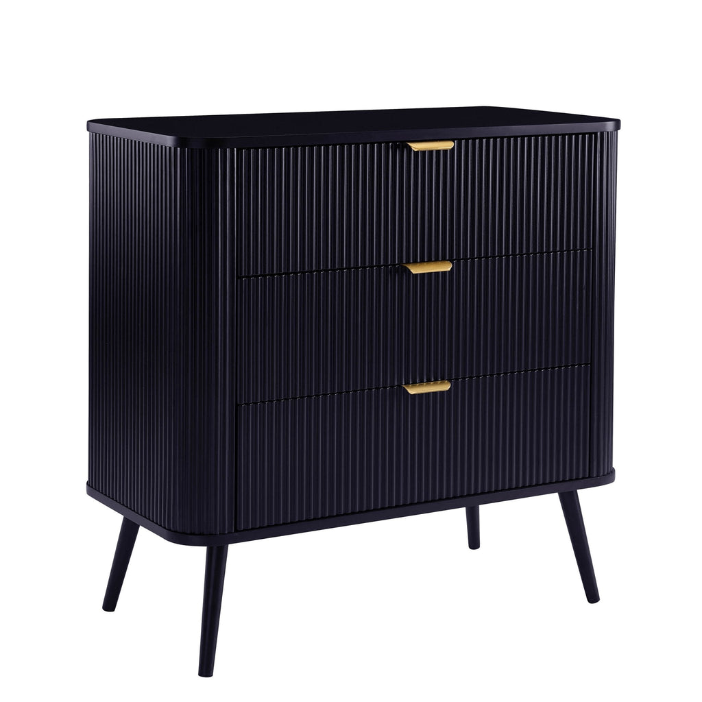 Hattie Small 3 Drawer Chest - Midnight - DUSK