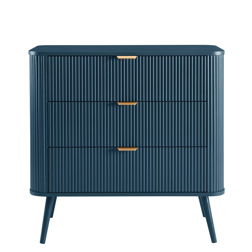 Hattie Small 3 Drawer Chest - Teal - DUSK