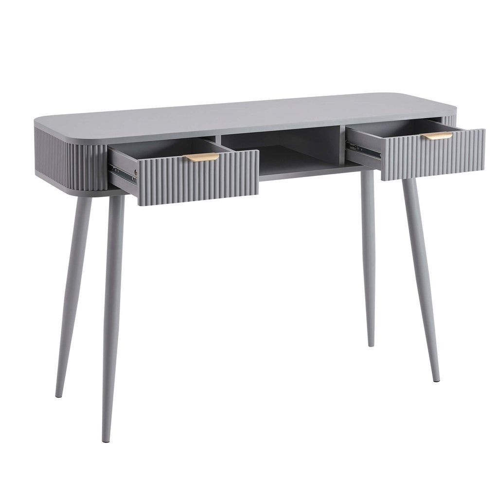 Hattie Storage Dressing Table - Light Grey - DUSK