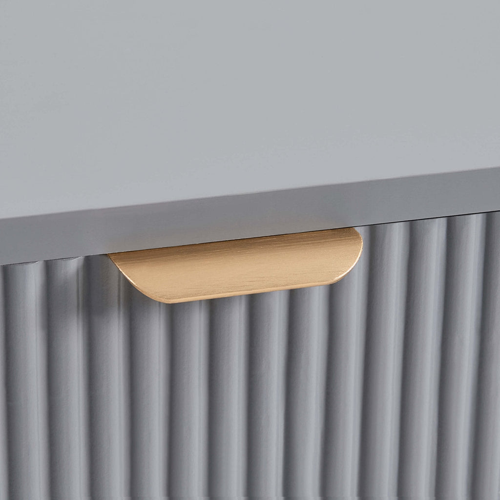 Hattie Storage Dressing Table - Light Grey - DUSK