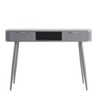 Hattie Storage Dressing Table - Light Grey - DUSK