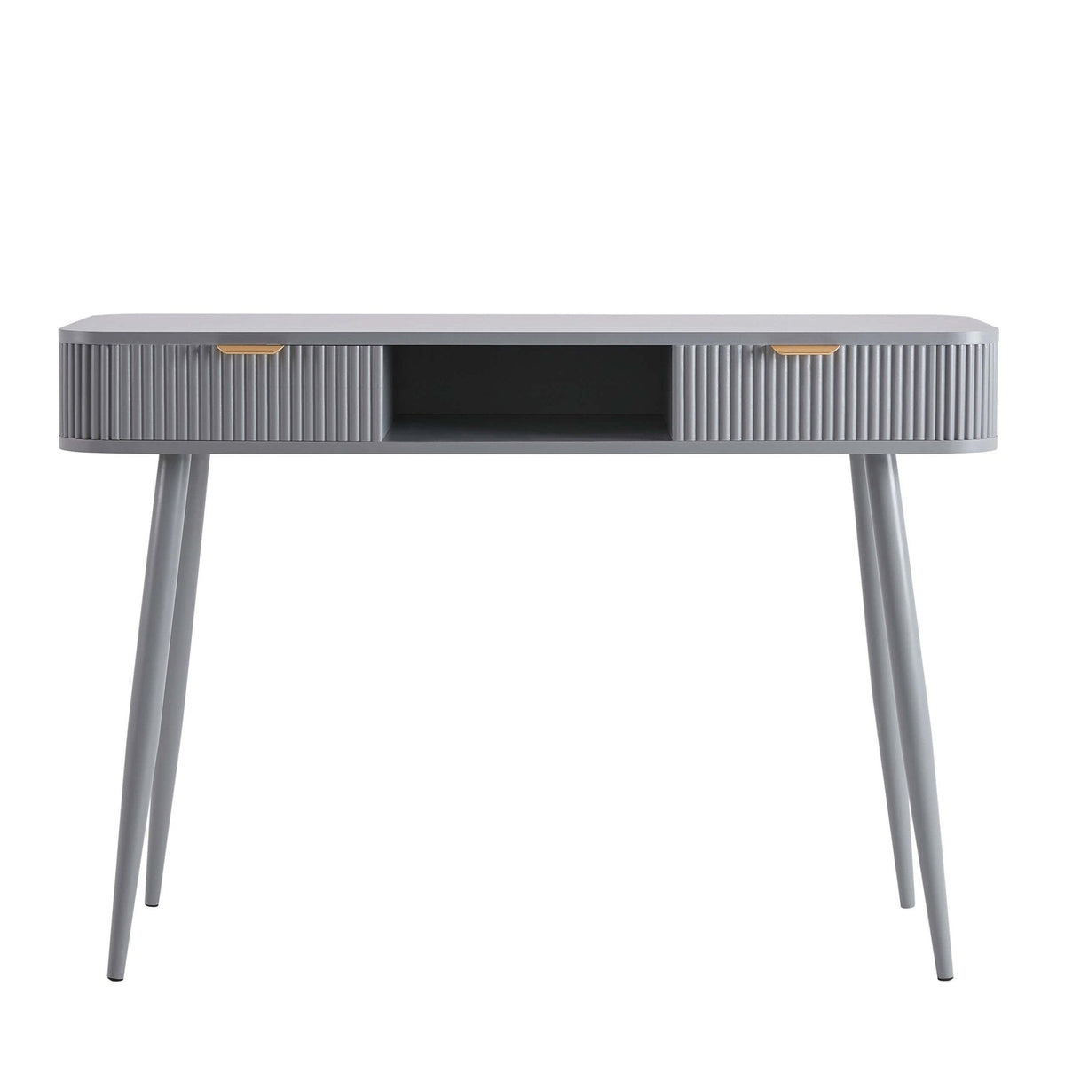 Hattie Storage Dressing Table - Light Grey - DUSK