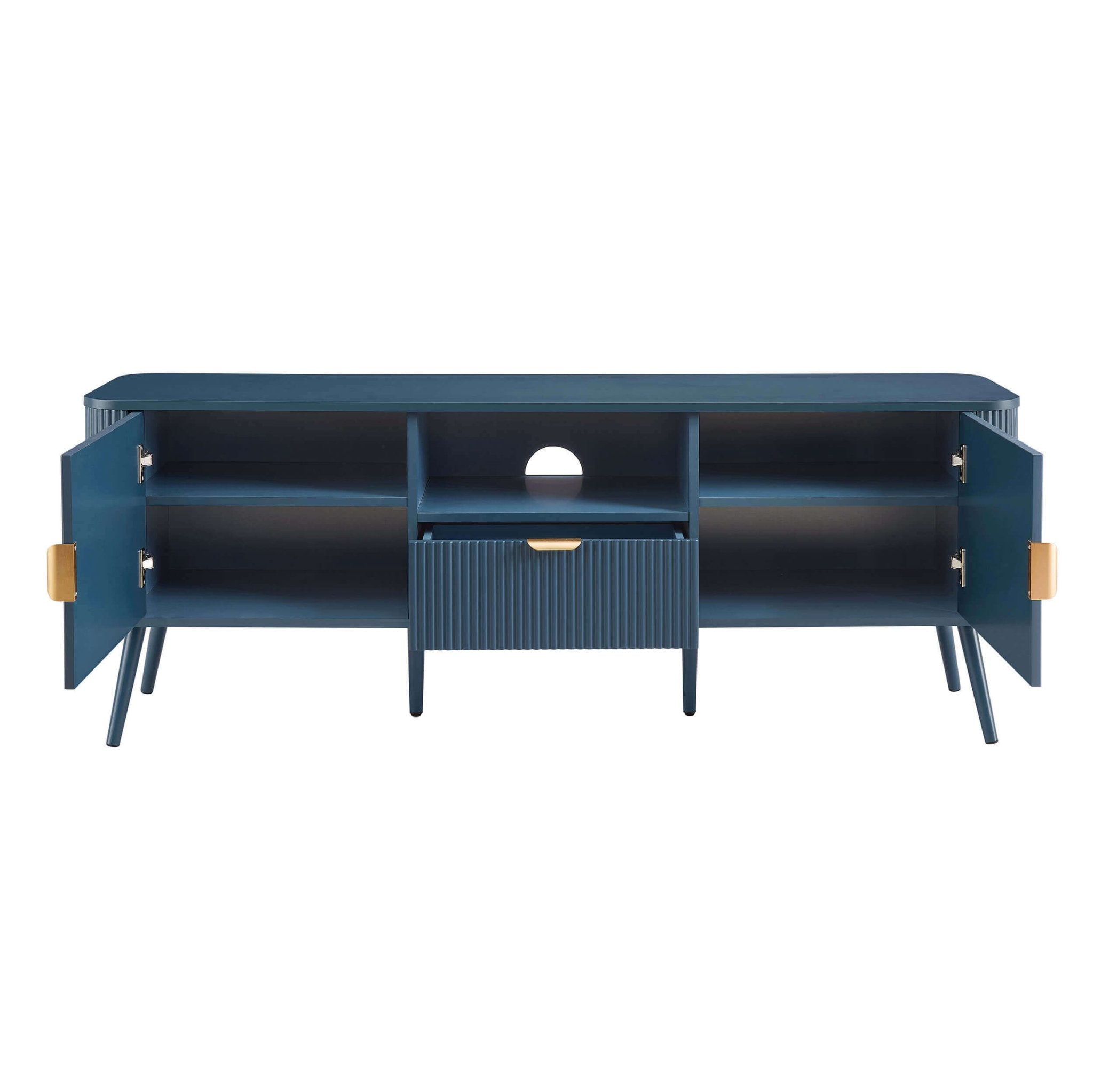 Hattie TV Unit for TVs up to 65" - Teal - DUSK