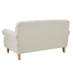 Hebden 2 Seater Sofa - Cream Linen - DUSK
