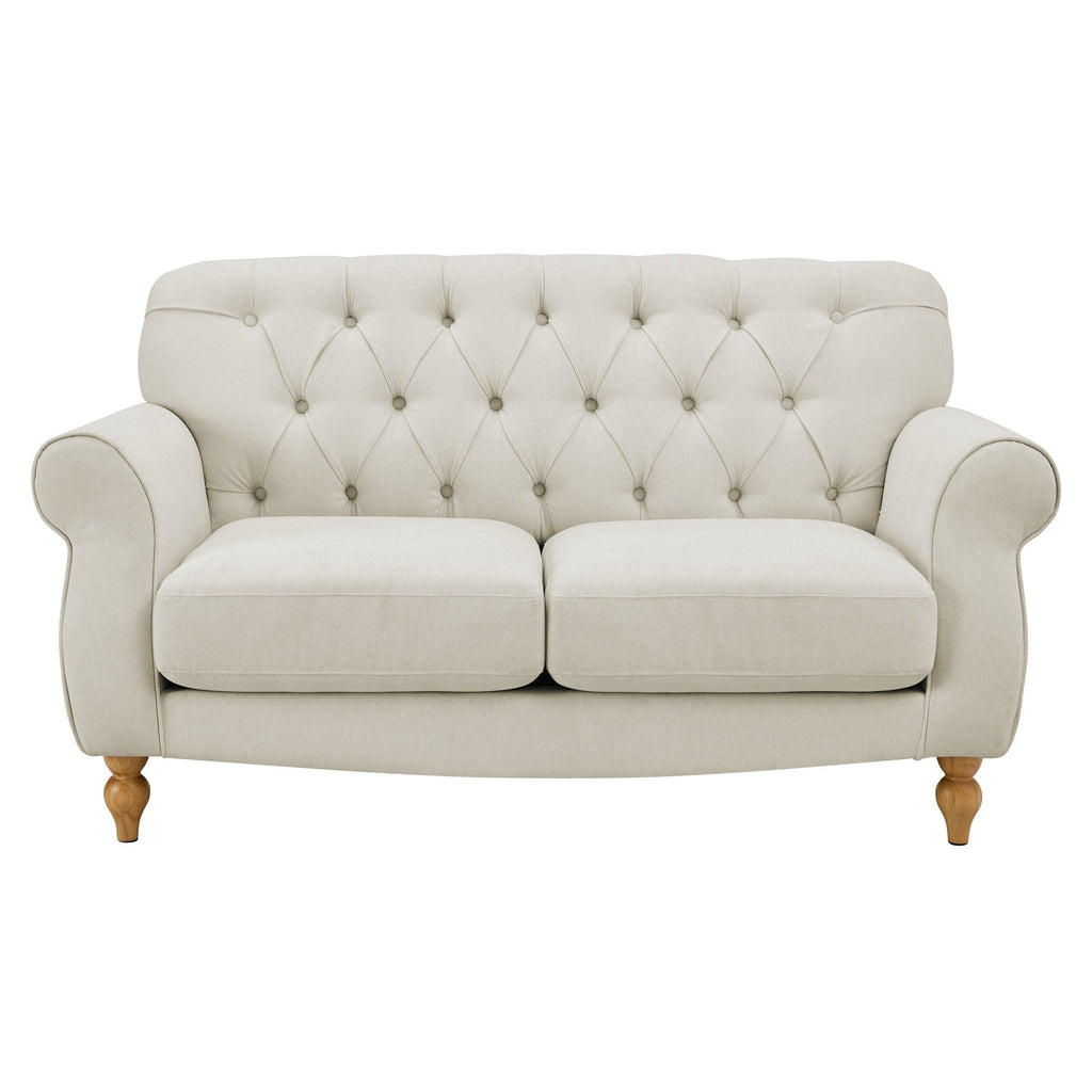 Hebden 2 Seater Sofa - Cream Linen - DUSK