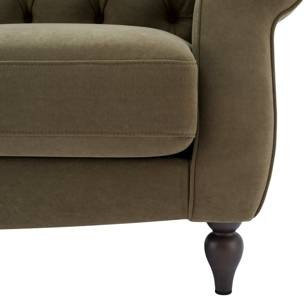 Hebden 2 Seater Sofa - Olive Green - DUSK