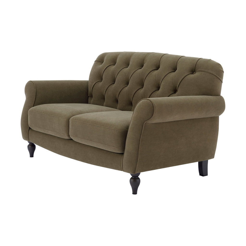 Hebden 2 Seater Sofa - Olive Green - DUSK