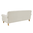 Hebden 3 Seater Sofa - Cream Linen - DUSK