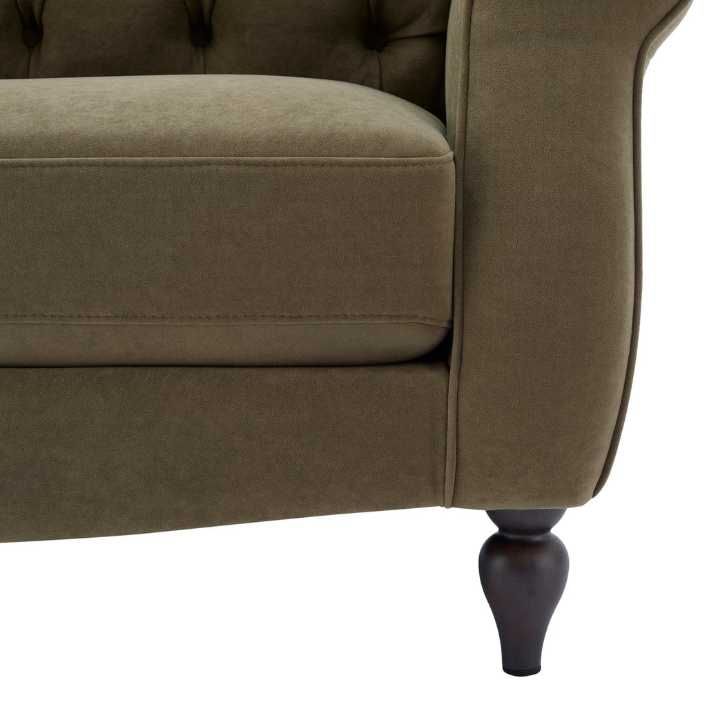 Hebden Loveseat - Olive - DUSK