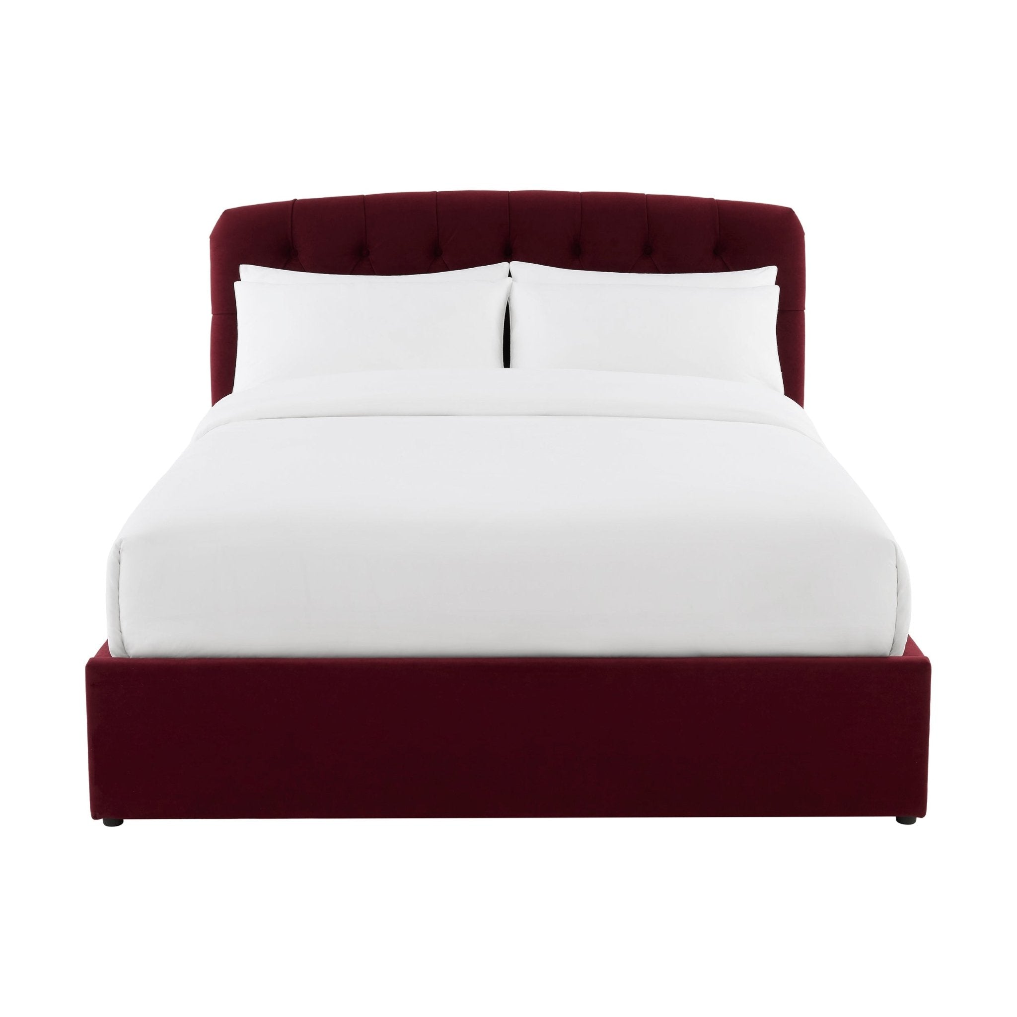 Hebden Ottoman Storage Bed - Berry - DUSK