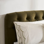 Hebden Ottoman Storage Bed - Olive - DUSK