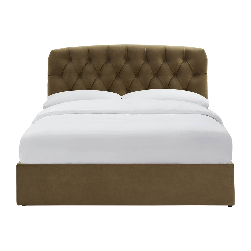 Hebden Ottoman Storage Bed - Olive - DUSK