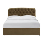 Hebden Ottoman Storage Bed - Olive - DUSK