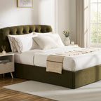 Hebden Ottoman Storage Bed - Olive - DUSK