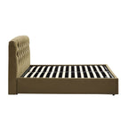 Hebden Ottoman Storage Bed - Olive - DUSK