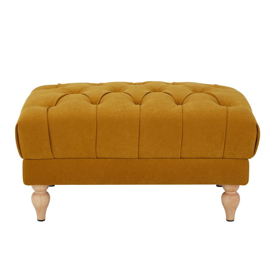 Hebden Pouffe - Mustard - DUSK