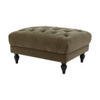 Hebden Pouffe - Olive Green - DUSK