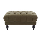 Hebden Pouffe - Olive Green - DUSK