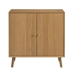 Heidi Oak 2 Door Sideboard - Light Wood - DUSK
