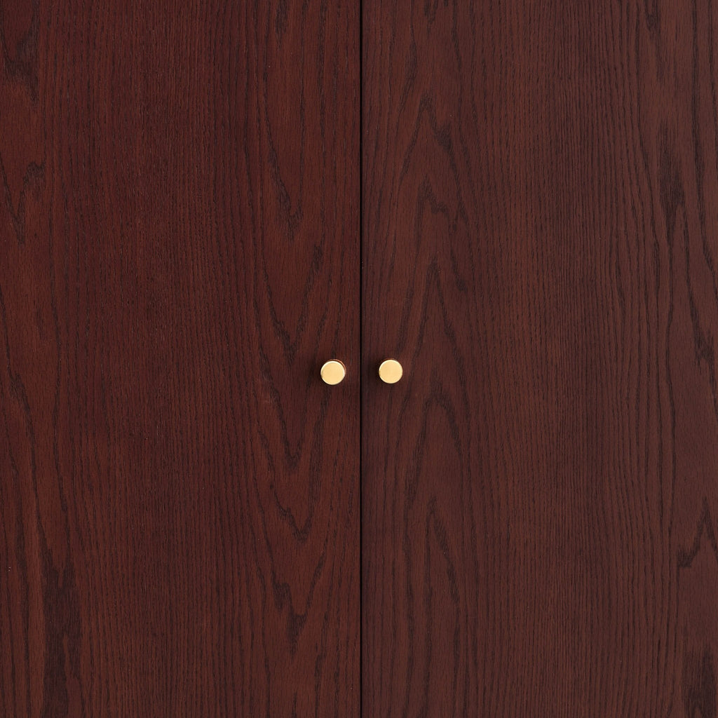 Heidi Oak 2 Door Wardrobe - Cherry Wood - DUSK
