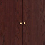 Heidi Oak 2 Door Wardrobe - Cherry Wood - DUSK
