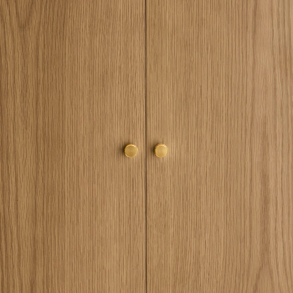 Heidi Oak 2 Door Wardrobe - Light Wood - DUSK