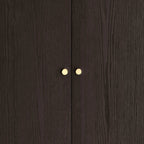 Heidi Oak 2 Door Wardrobe - Walnut - DUSK