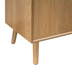 Heidi Oak 3 Door Sideboard - Light Wood - DUSK
