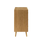 Heidi Oak 3 Drawer Chest - Light Wood - DUSK