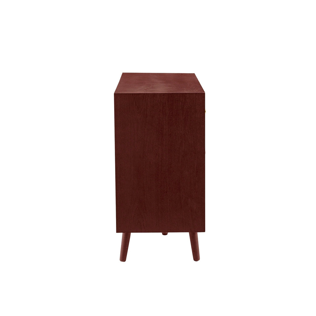 Heidi Oak 6 Drawer Chest - Cherry Wood - DUSK