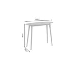 Heidi Oak Console Table - Walnut - DUSK