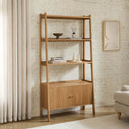 Heidi Oak Display Cabinet - Light Wood - DUSK