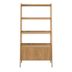 Heidi Oak Display Cabinet - Light Wood - DUSK
