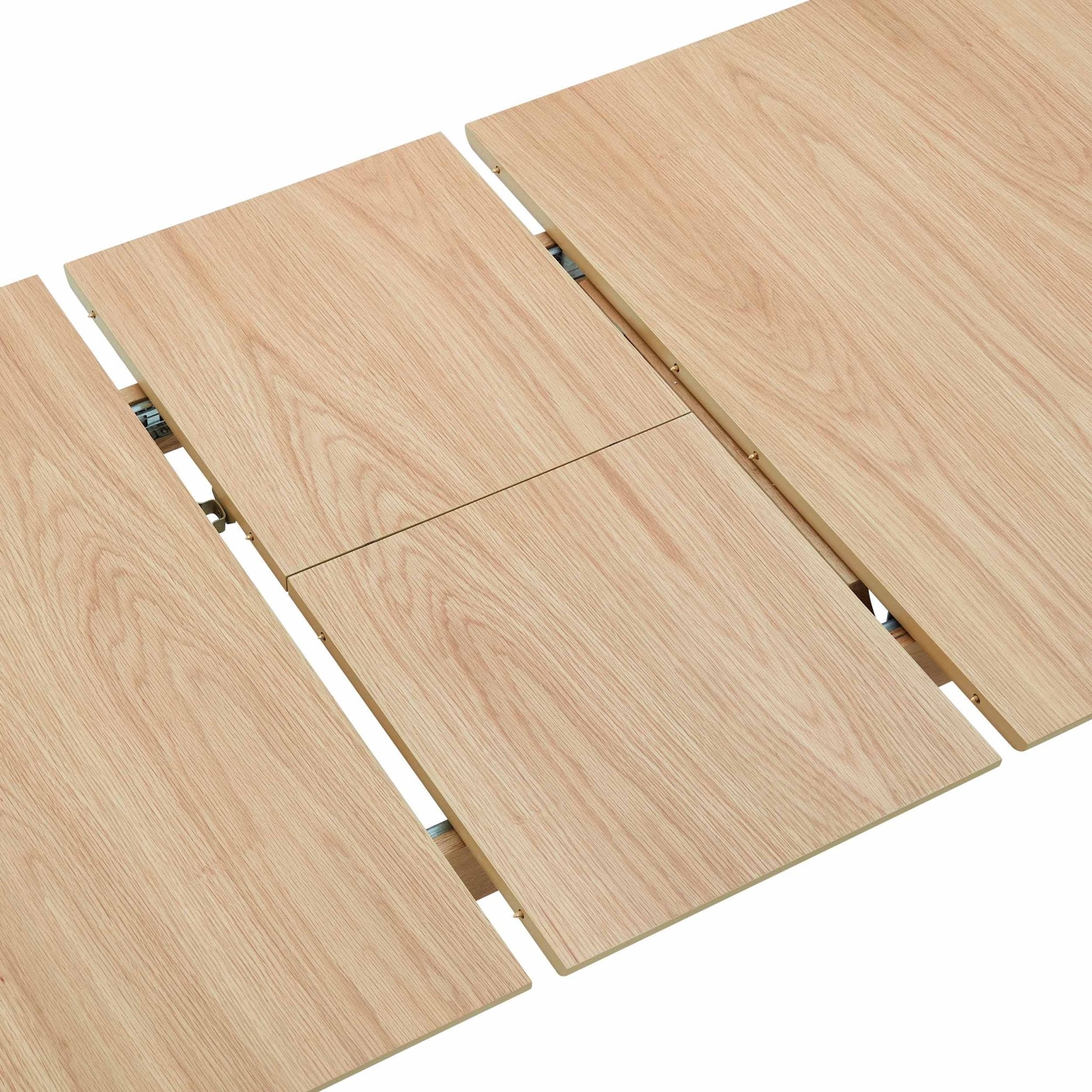 Heidi Solid Oak 4 - 8 Seater Extendable Dining Table - Natural - DUSK