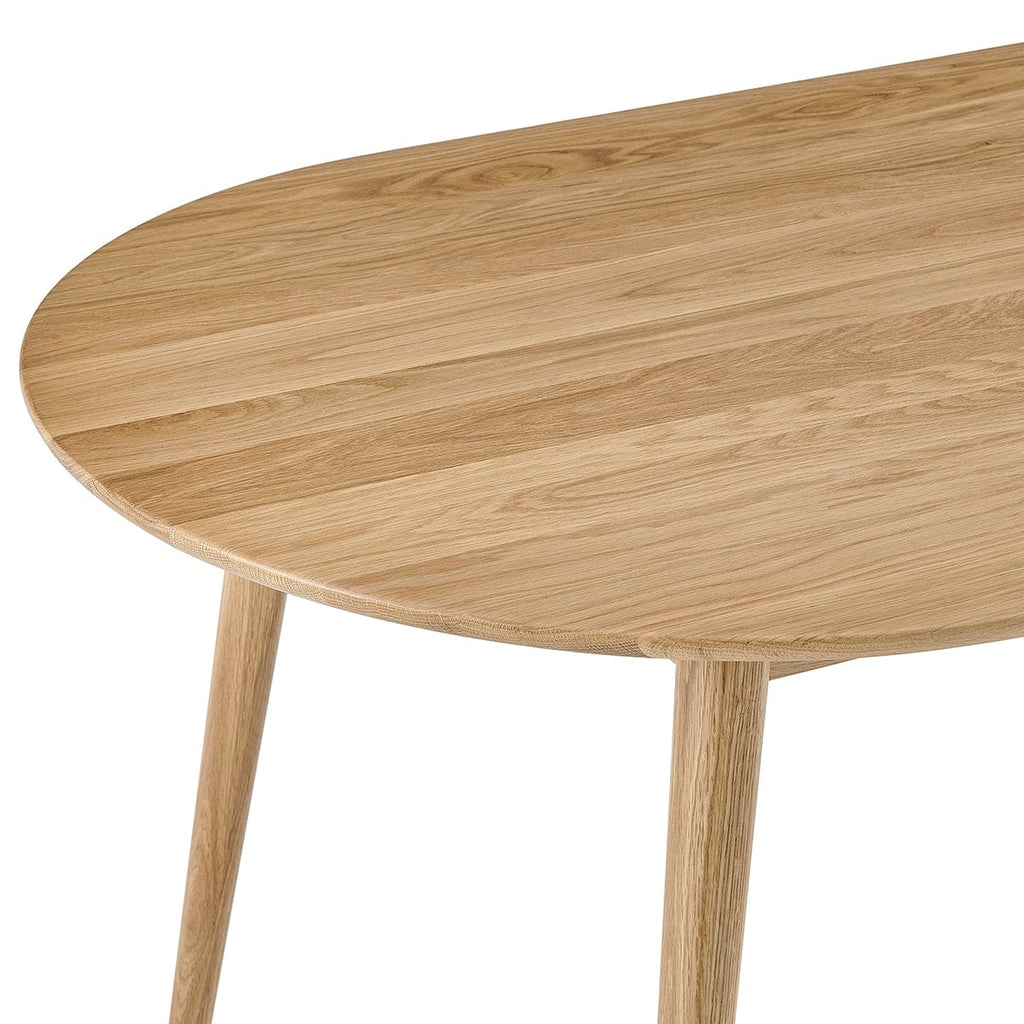 Heidi Solid Oak Oval 6-8 Seater Dining Table - Natural - DUSK