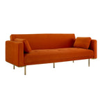 Hudson Click Clack Sofa Bed - Bright Orange - DUSK