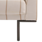 Hudson Click Clack Sofa Bed - Thin Natural Stripe - DUSK