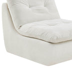 Immy Relaxed Accent Chair - Chenille Ivory - DUSK