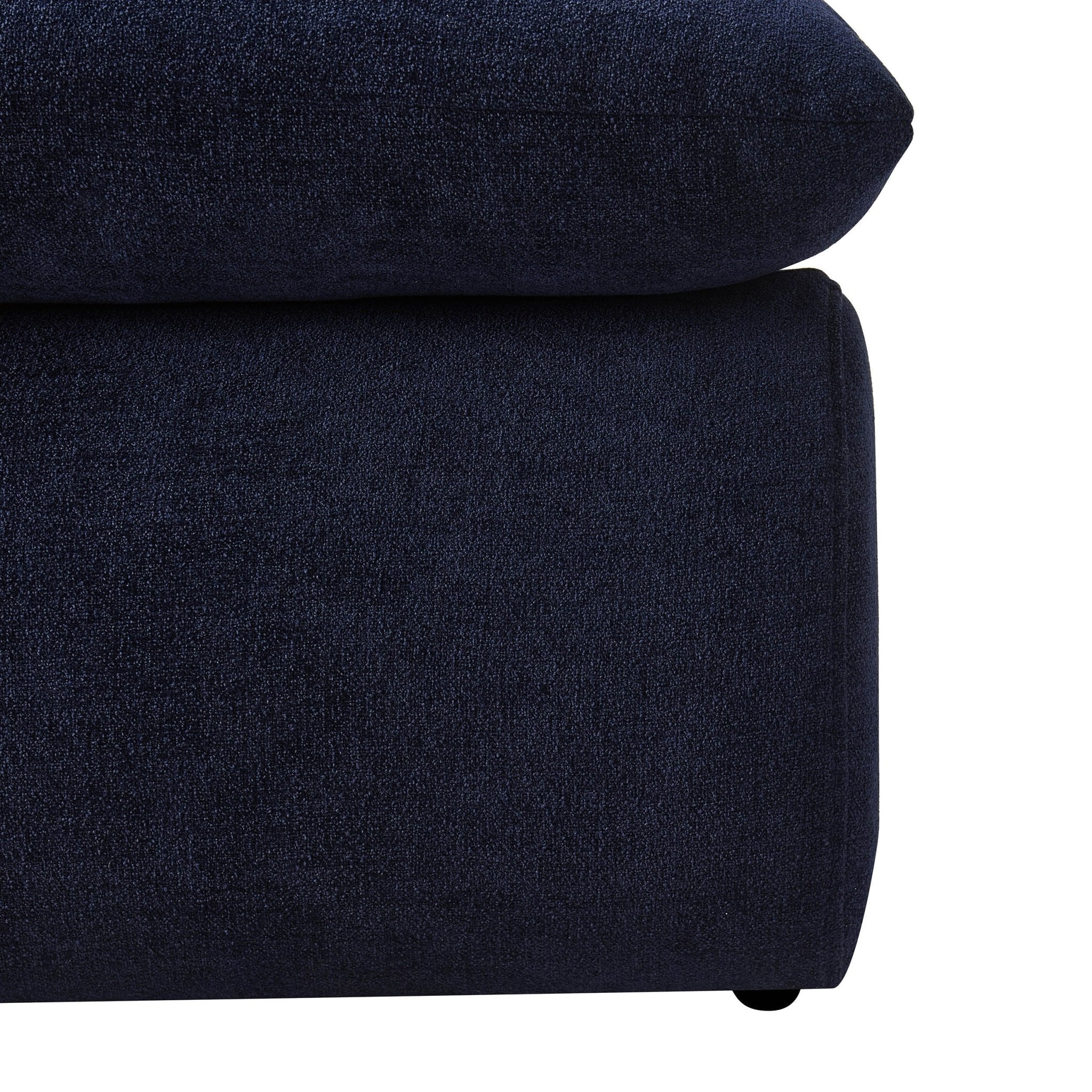 Immy Relaxed Accent Chair - Chenille Navy - DUSK