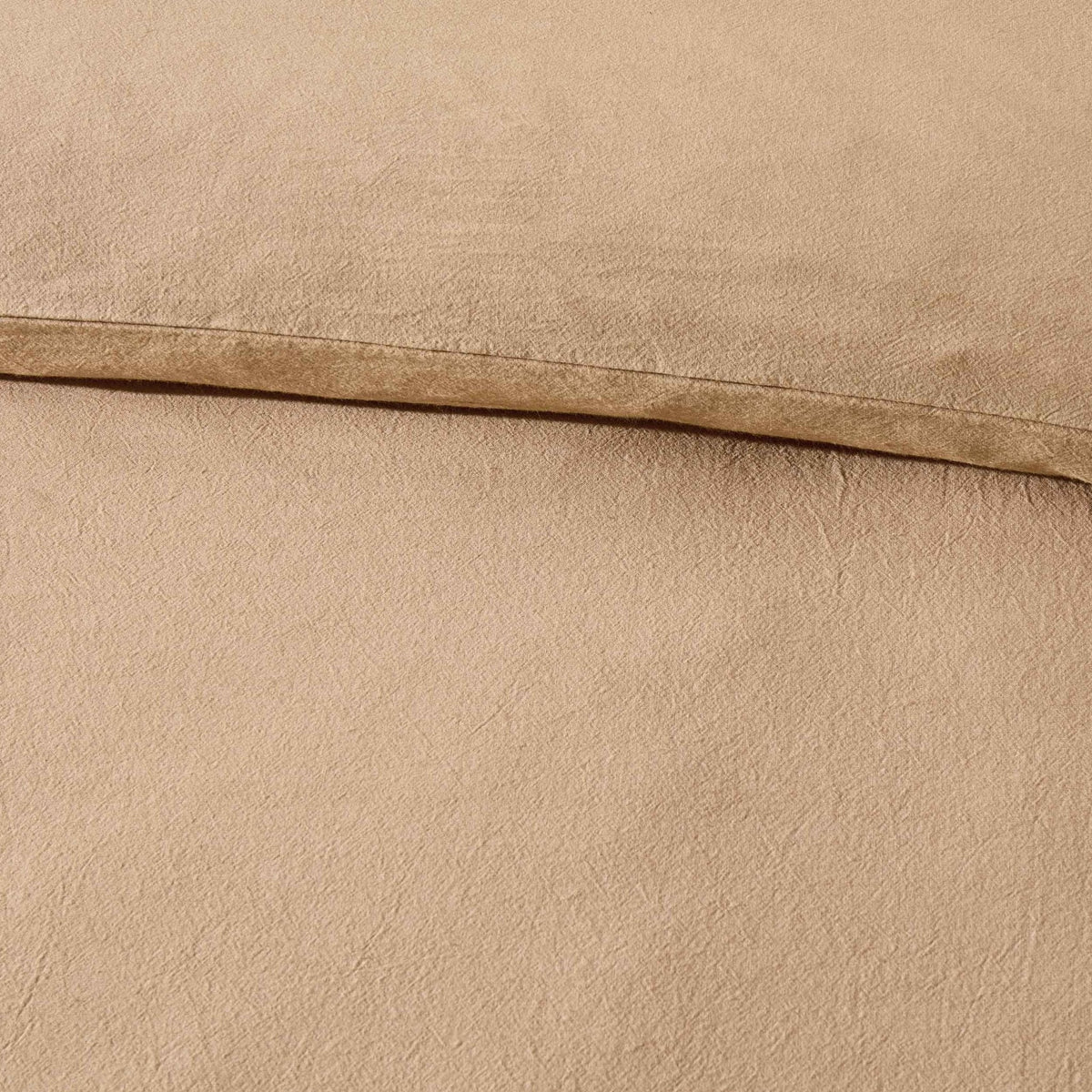 Imogen 100% Cotton Ladder Edge Duvet Cover & Pillowcase Set - Light Taupe - DUSK