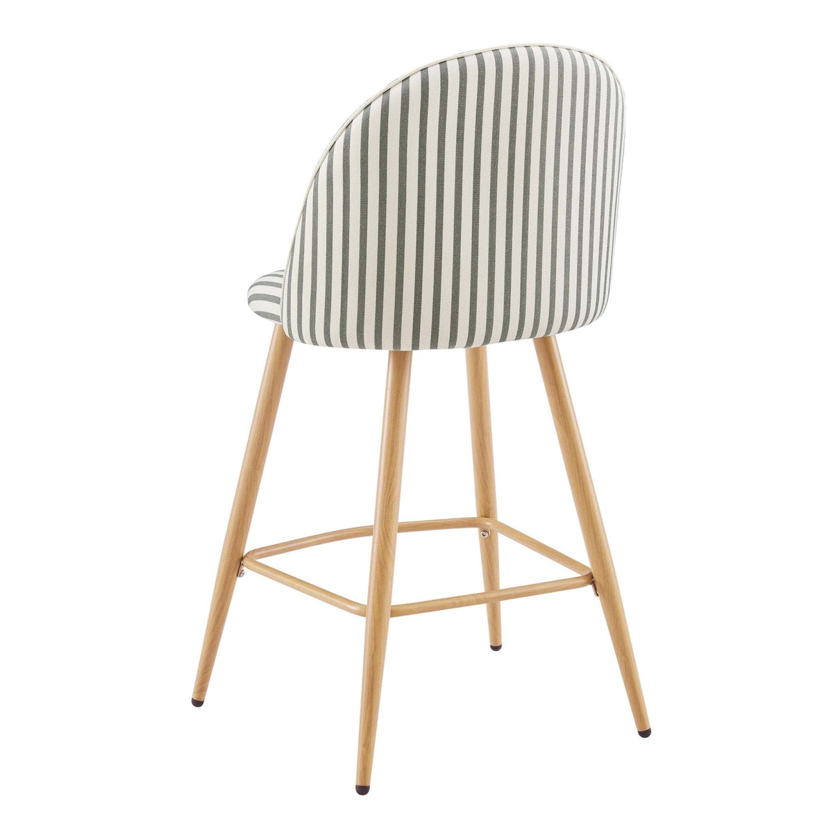 Iris Set of 2 Barstool - Sage Stripe - DUSK