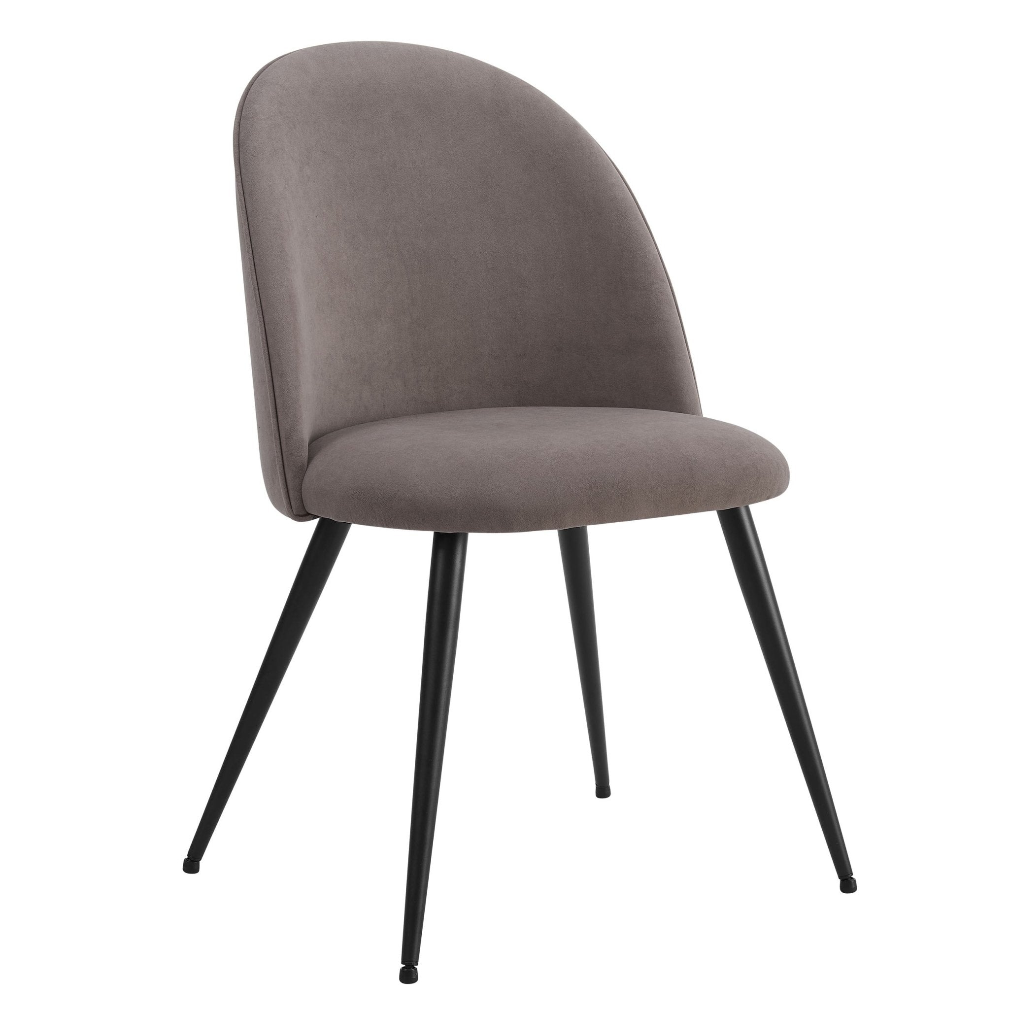 Iris Set of 2 Dining Chairs - Taupe - DUSK